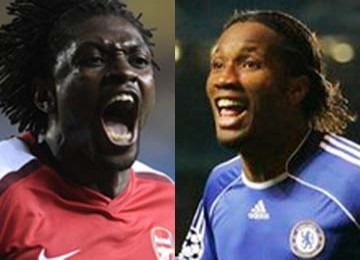 Adebayor-Drogba