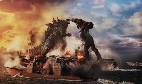 Adegan dalam film Godzilla vs Kong.