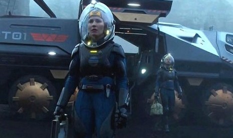 Adegan film Prometheus garapan Ridley Scott dari Studio Film The 20th Century Fox