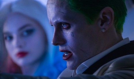 Adegan film Suicide Squad yang menampilkan Joker dan Harley Quinn.