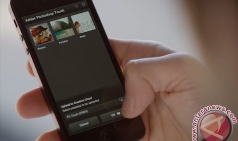 Adobe bisa digunakan di ponsel layar sentuh