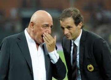 Adriano Galliani dan Massimiliano Allegri