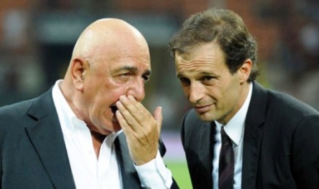 Adriano Galliani dan Massimiliano Allegri.