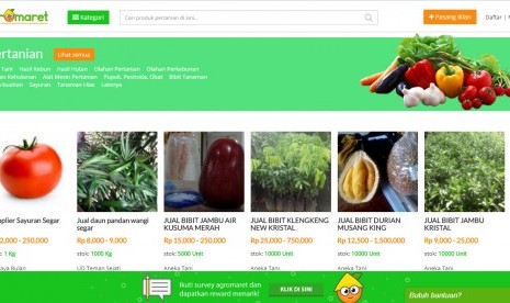 Agromaret.com, marketplace pertanian online terbesar di Indonesia.