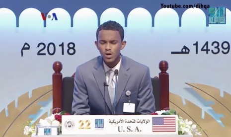 Ahmed Burhan Mohamed, 16 tahun, Juara Dubai International Quran Recitation