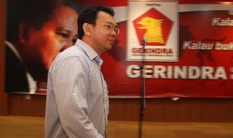 Ahok dikantor DPP Gerindra