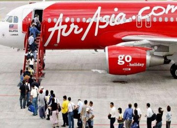 Air Asia bawa WNI yang dideportasi dari Turki (Ilustrasi)