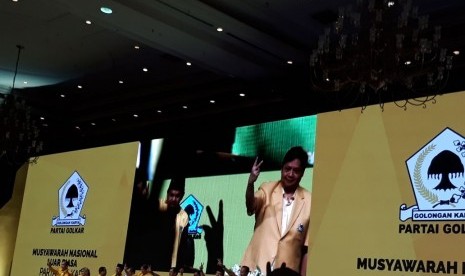 Airlangga Hartarto resmi menjadi Ketua Umum Partai Golkar dalam Munaslub Golkar, Rabu (20/12).