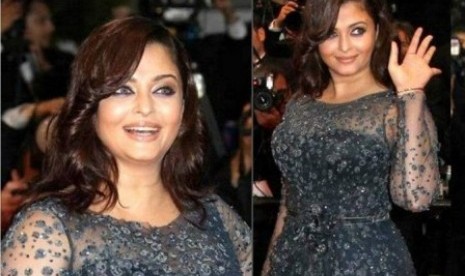 Aishwarya Rai tetap percaya diri meski bobot tubuhnya naik drastis setelah melahirkan