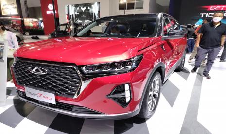 Ajang pameran otomotif Indonesia International Motor Show Hybrid 2022 menjadi peluang bagi PT Chery Motor Indonesia (Chery), untuk kembali hadir di pasar Indonesia. Tampak  Tiggo 7 Pro yang akan diluncurkan di Tanah Air pada semester dua tahun ini 