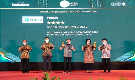 Ajang penghargaan TOP CSR Awards 2022.