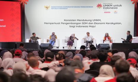 Ajang Pesta Rakyat UMKM untuk Indonesia di Jakarta, Senin (22/7/2024).