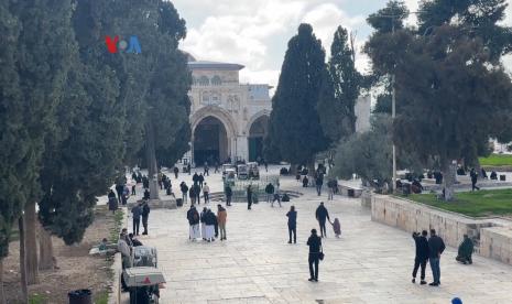 Akses masuk kompleks Masjid Al Aqsa