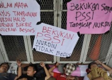 Aksi blokir PSSI