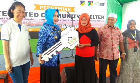  Aksi Cepat Tanggap berkolaborasi  dengan lembaga kemanusiaan Peace Winds Japan (PWJ) membangun sebuah kompleks Hunian Nyaman Terpadu atau Integrated Community Shelter (ICS) di Kelurahan Tondo, Kecamatan Mantikulore, Kota Palu, Sulawesi Tengah.