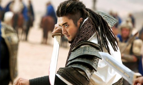 Aksi Choi Siwon dalam Film Dragon Blade.