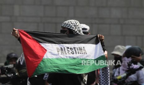 Aksi dukung Palestina 