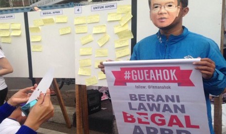 aksi dukungan terhadap Ahok