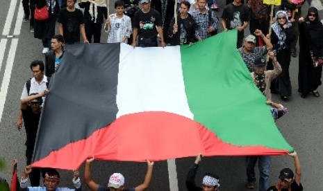 Aksi dukungan terhadap Palestina