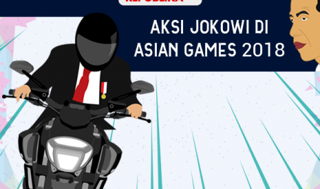 Aksi motor Jokowi