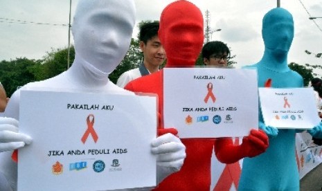 Aksi peduli HIV-AIDS.