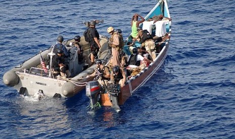 Aksi perompak di laut