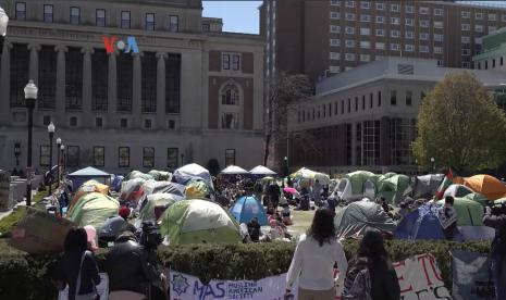 Aksi Pro-Palestina di berbagai universitas di Amerika Serikat terus berkembang.