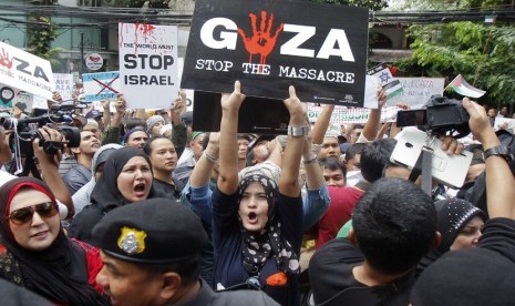 Aksi solidaritas Gaza