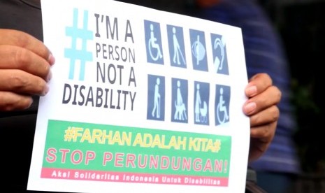 Aksi Solidaritas Indonesia untuk Disabilitas (ilustrasi).