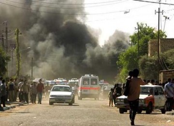 Aksi bom mobil, hanyalah salah satu situasi kemananan di Irak