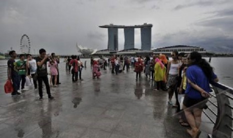 Aktivitas wisatawan Indonesia di Singapura