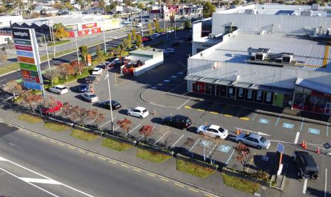 Media Berperan Penting Keberhasilan Selandia Atasi Corona. Aktivitas pertokoan di Christchurch, Selandia Baru.