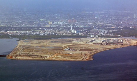 Aktivitas proyek reklamasi di teluk Jakarta