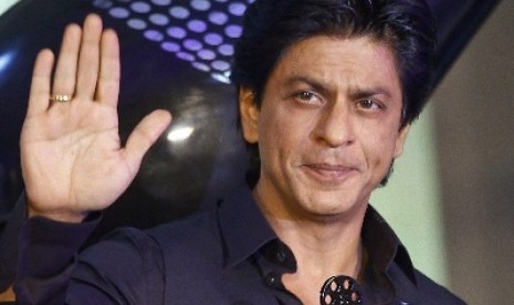 Aktor Bollywood, Shah Rukh Khan. Industri perfilman Bollywood memiliki kontroversi terhadap adegan berciuman (ilustrasi).