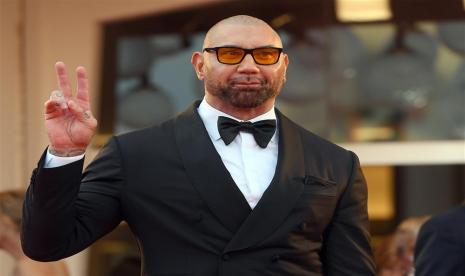 Aktor Dave Bautista tiba di premiere film Dune di Venice International Film Festival, Venesia, Italia, 3 September 2021. Bautista terkenal sebagai pemeran Drax the Destroyer di film-film Marvel. Ia kini berharap dapat membintangi sinema komedi romantis.