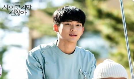 Aktor Kim Soo-hyun ketika beradegan di serial 