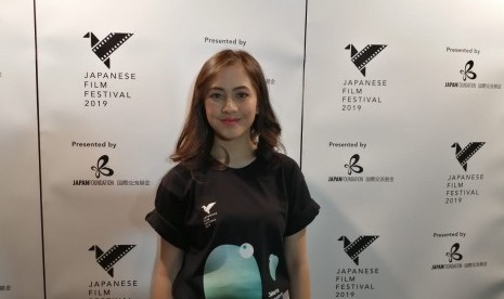 Aktris dan penyanyi Adhisty Zara menjadi duta Japanese Film Festival (JFF) 2019. 