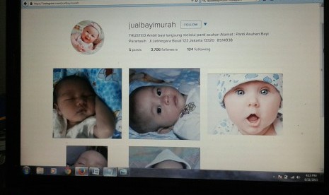 Akun Instagram @jualbayimurah 