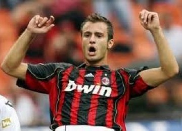 Alberto Gilardino saat masih berkustum AC Milan