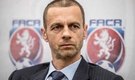 Presiden UEFA Aleksander Ceferin.