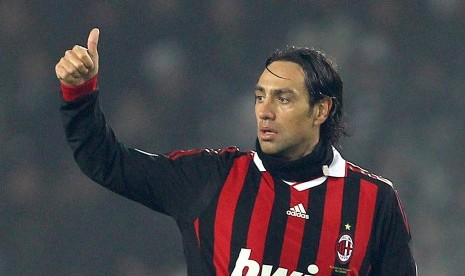 Alessandro Nesta saat masih berseragam AC Milan pada 2010.