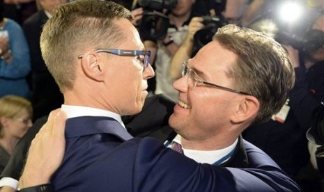 Alexander Stubb, Menteri Perdagangan Finlandia. 