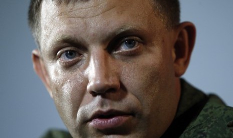 Alexander Zakharchenko, prime minister of the self-proclaimed 