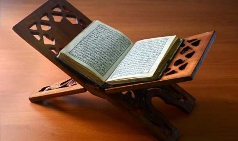 Muslim's holy book, Quran (illustration)