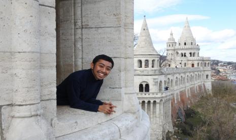 Alumnus Ilmu Komunikasi (Ilkom) Universitas Muhammadiyah Malang (UMM), Fikri Bagus Zakaria.