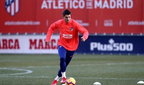 Penyerang Atletico Madrid Alvaro Morata siap tampil menghadapi Liverpool.