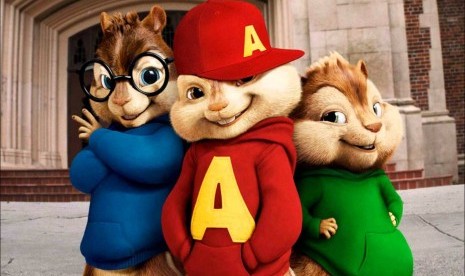 Hak cipta Alvin and the Chipmunks dijual seharga Rp 4,3 triliun (ilustrasi).