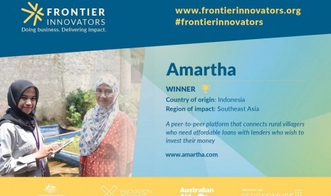 Amartha jadi pemenang Frontier Innovators.