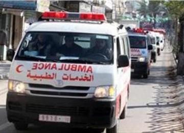 Ambulan di Gaza