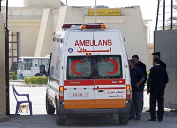 Ambulans di Gaza, jumlahnya sangat terbatas.